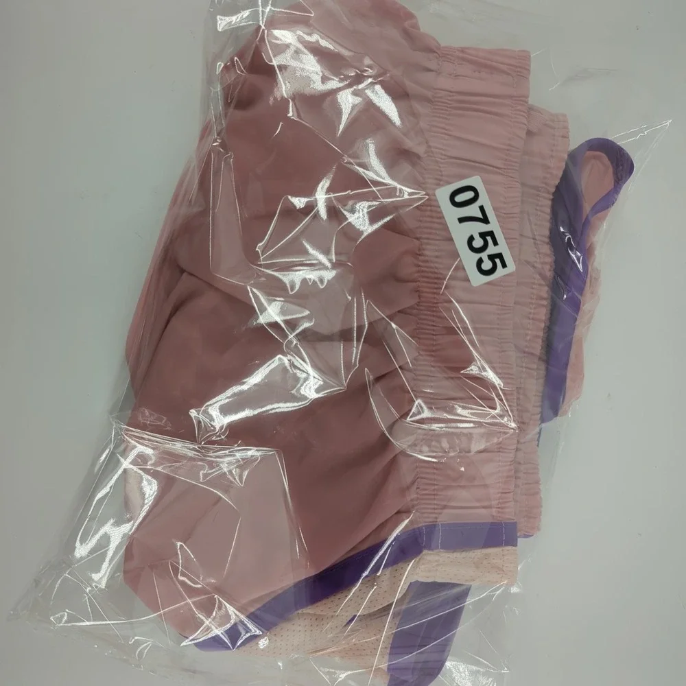 Nike Womens Running Shorts XL Pink DRI-FIT Athletic Workout Gym Performance‎